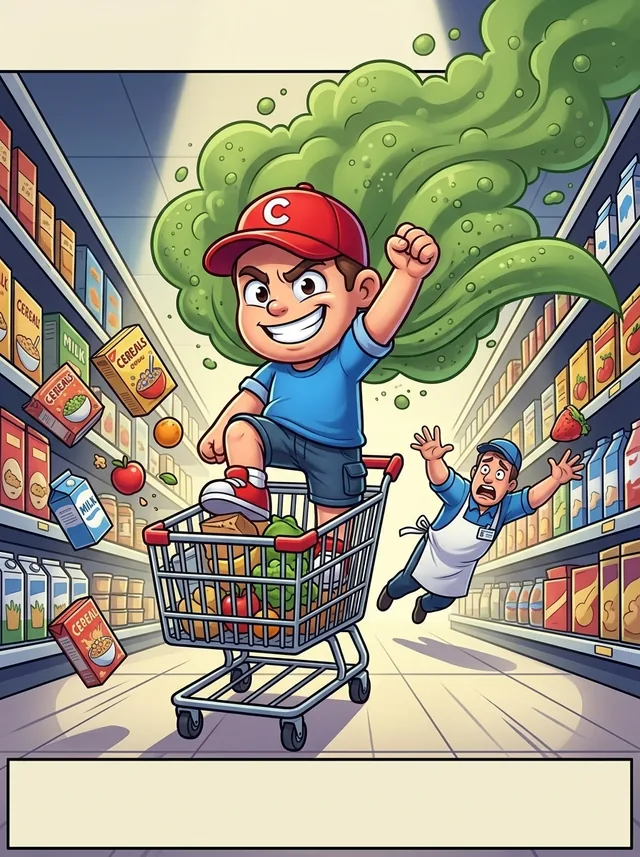 Clean-Up on Aisle Five — the supermarket boss poster